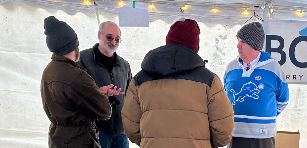 Jason Rubin Engages with Voters on Key Issues at Gun Lake Winter Event